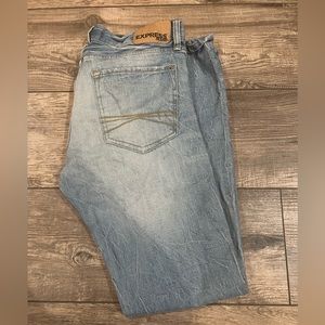 Men’s Express Rocco slim fit straight leg jeans